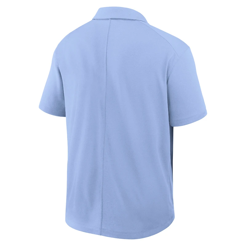 Men's Nike Light Blue Texas Longhorns Heathered Victory Plus Dri-FIT Polo