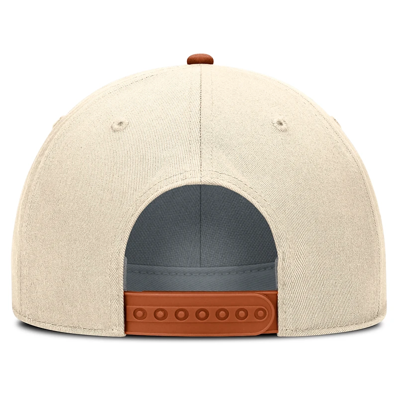 Casquette ajustable Nike Natural Texas Longhorns Primetime Rise pour homme