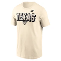 T-shirt Nike Natural Texas Longhorns Team Bold pour homme