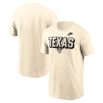 T-shirt Nike Natural Texas Longhorns Team Bold pour homme