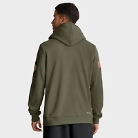 Men's Nike Olive Texas Longhorns 2025 Military Appreciation Standard Issue Dri-FIT Hoodie