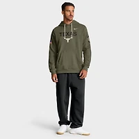Men's Nike Olive Texas Longhorns 2025 Military Appreciation Standard Issue Dri-FIT Hoodie