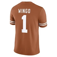 Men's Nike Ryan Wingo Texas Orange Longhorns Game Football Jersey