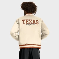 Blouson aviateur Nike Tan Texas Longhorns Legacy à boutons-pression pour homme
