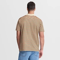 Polo Nike Tan Texas Longhorns à rayures avec logo principal Dri-FIT pour homme