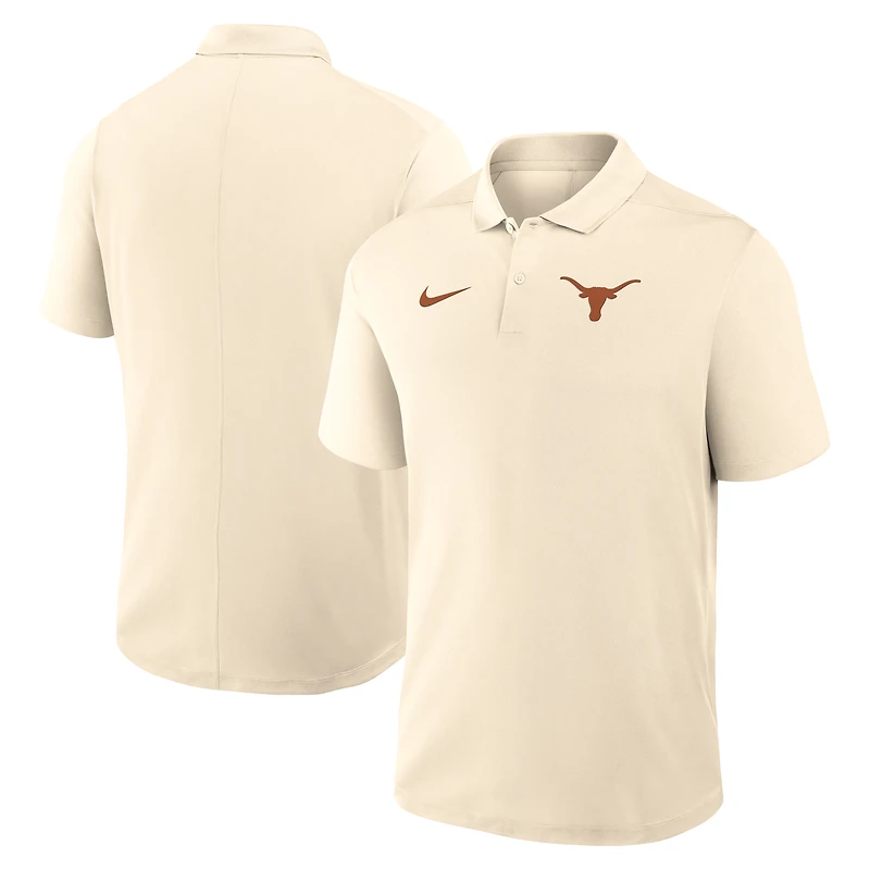 Men's Nike Tan Texas Longhorns Primary Logo Victory Performance Polo