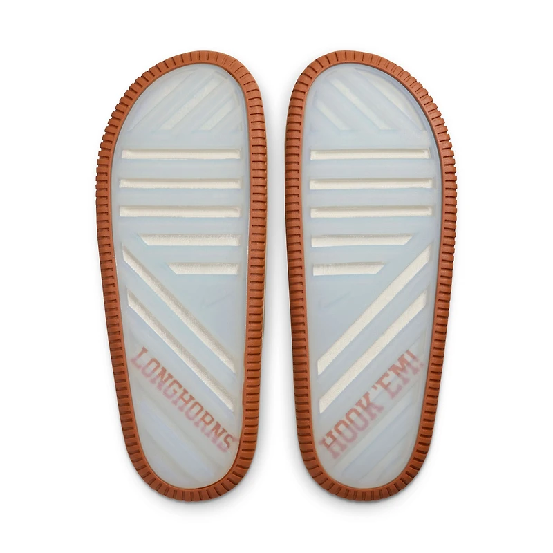 Sandales Nike Texas Longhorns Calm Slides 2.0 pour hommes