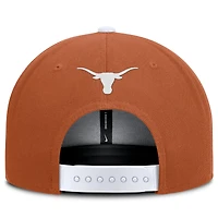 Casquette Nike Texas Longhorns 2025 On-Field Patch Pro Dri-FIT Snapback Orange/Blanc pour homme