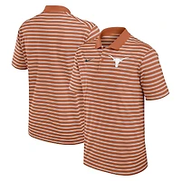 Men's Nike Texas Orange/White Longhorns Primetime Victory Striped Dri-FIT Polo