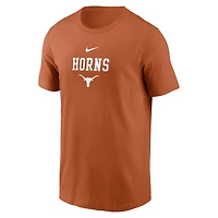 Men's Nike Texas Orange Longhorns 2-Hit Stacked T-Shirt