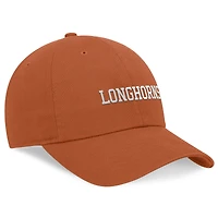 Men's Nike Texas Orange Texas Longhorns 2024 On-Field Club Adjustable Hat