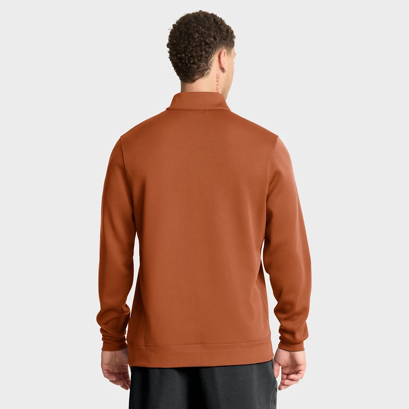 Pull-over Nike Texas Orange Longhorns 2025 Coaches Premium Dri-FIT à demi-zip pour homme
