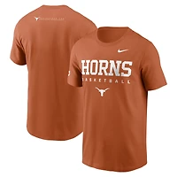 Men's Nike Texas Orange Longhorns 2025 Courtside Basketball Legend Dri-FIT T-Shirt