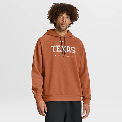 Men's Nike Texas Orange Longhorns 2025 Courtside Basketball Practice Raglan Dri-FIT Hoodie