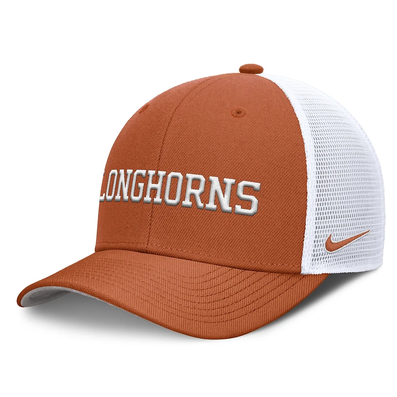 V110793 Texas NCAA FB Nike 2025 Dugout Coaches Dri-Fit Rise Trucker HATMENSTR NC13-08D9-TXE-49S #10