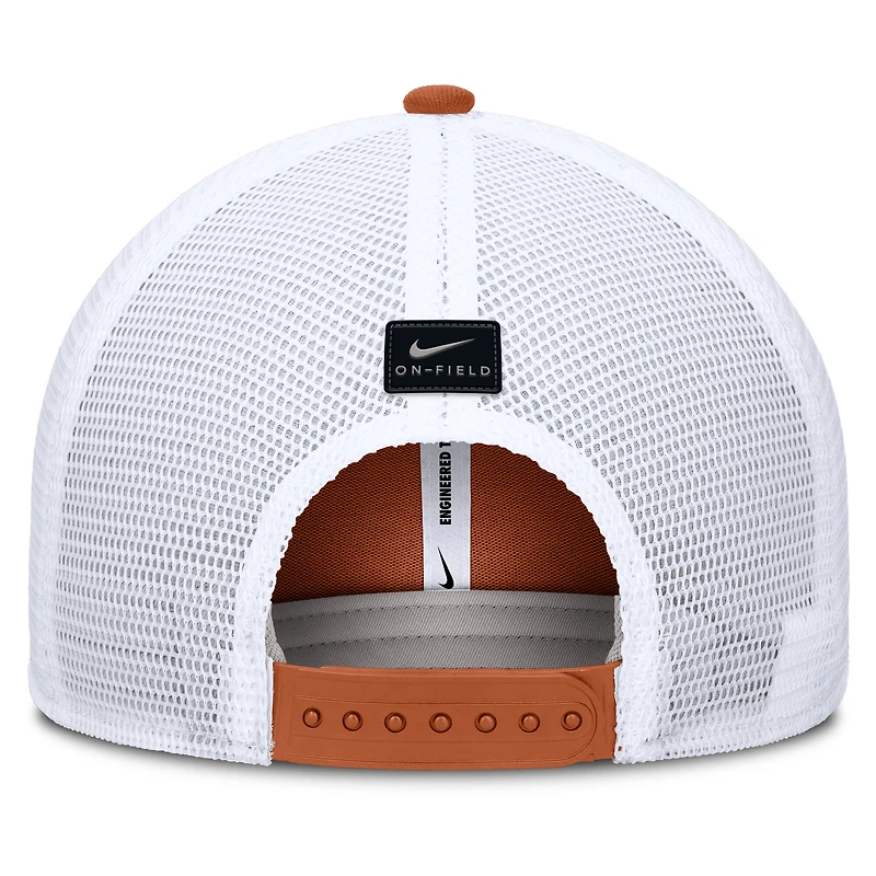 V110793 Texas NCAA FB Nike 2025 Dugout Coaches Dri-Fit Rise Trucker HATMENSTR NC13-08D9-TXE-49S #10