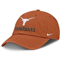 Casquette ajustable Nike Texas Orange Texas Longhorns 2025 On-Field Club pour homme