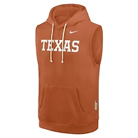 Men's Nike  Texas Orange Longhorns 2026 Sideline Sleeveless Dri-FIT Hoodie