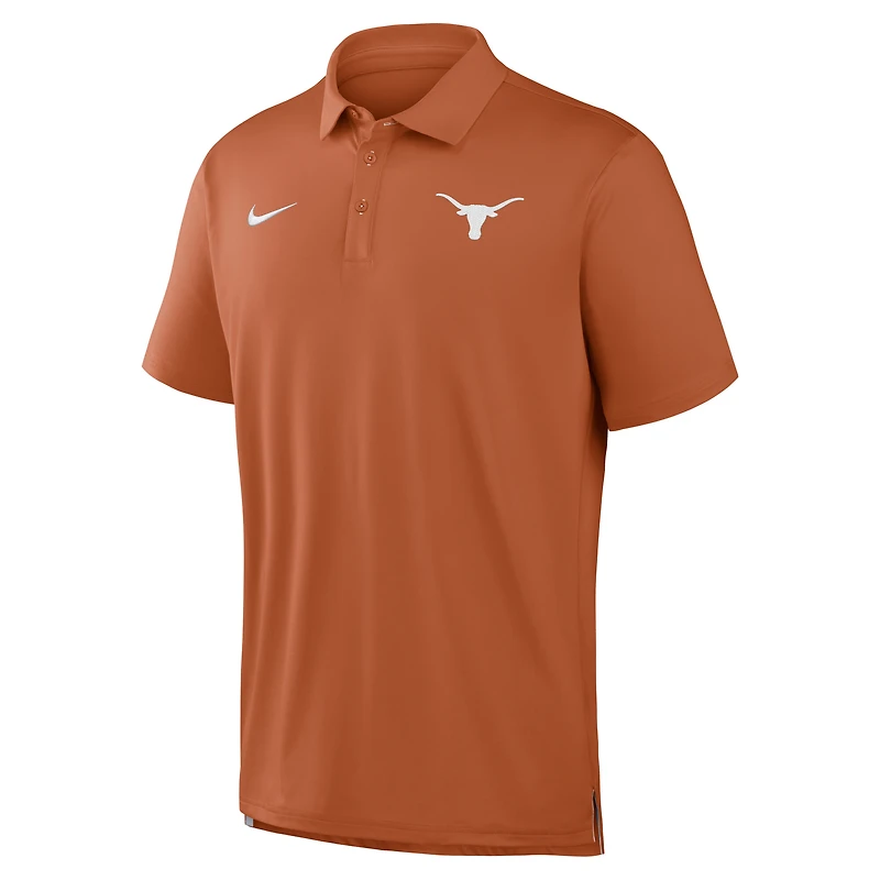 Men's Nike Texas Orange Longhorns 2026 Sideline Tour Dri-FIT Polo