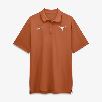 Men's Nike Texas Orange Longhorns 2026 Sideline Tour Dri-FIT Polo