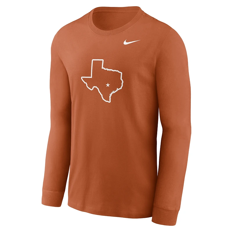 Men's Nike Texas Orange Longhorns Alternate Logo Long Sleeve T-Shirt