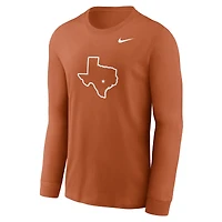 Men's Nike Texas Orange Longhorns Alternate Logo Long Sleeve T-Shirt