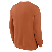 Men's Nike Texas Orange Longhorns Arch Pullover Sweatshirt