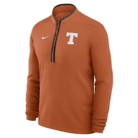 Men's Nike Texas Orange Longhorns Baseball Logo Lightweight Victory Dri-FIT Half-Zip Pullover