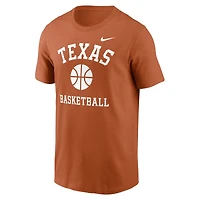 T-shirt de basket-ball Nike Texas Orange Longhorns pour homme
