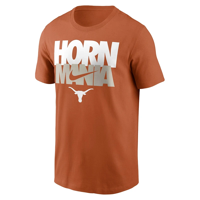 T-shirt Nike Texas Orange Longhorns Campus Local Madness pour homme