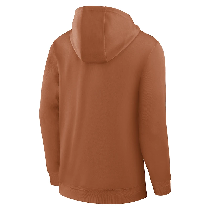 Sweat à capuche zippé Nike Texas Orange Longhorns Coaches Premium Dri-FIT pour homme