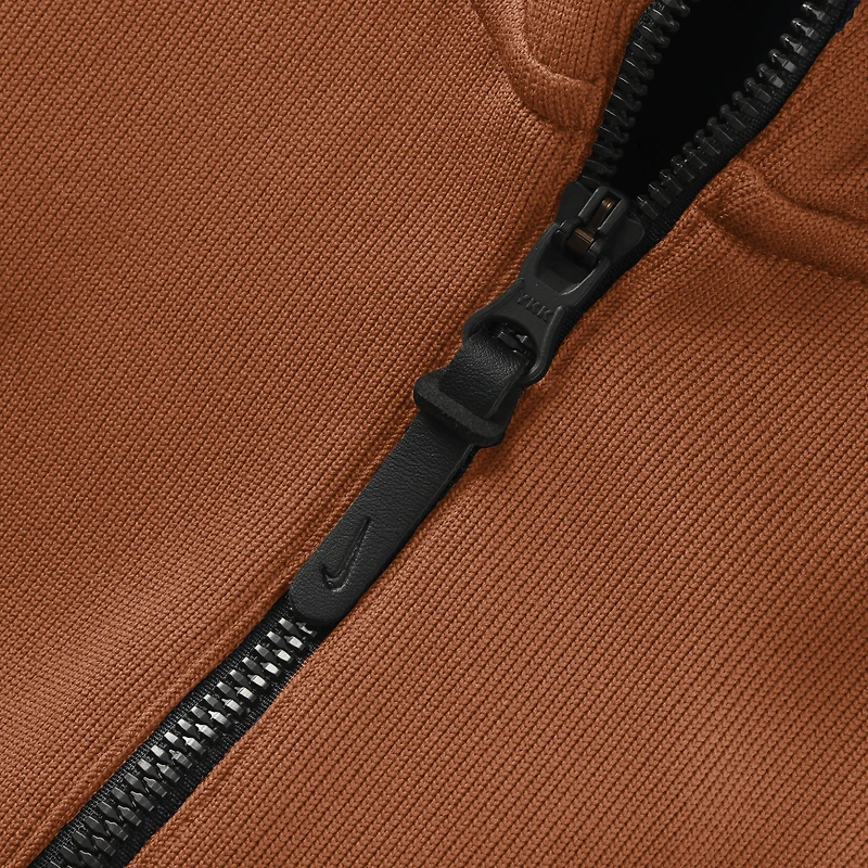 Sweat à capuche zippé Nike Texas Orange Longhorns Coaches Premium Dri-FIT pour homme