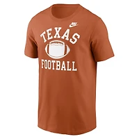 Men's Nike Texas Orange Longhorns Legacy Football Icon T-Shirt