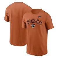 T-shirt Nike Texas Orange Longhorns Legacy Nickname pour homme