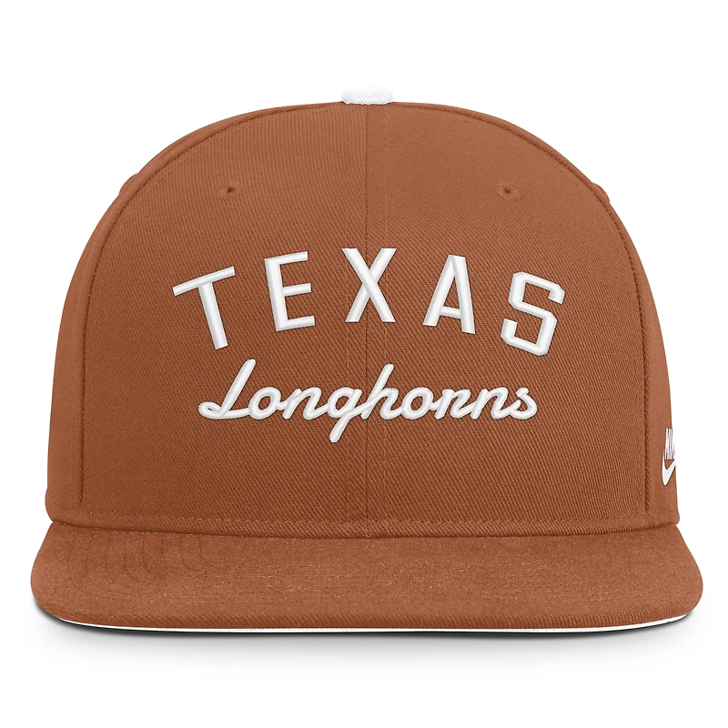 Casquette snapback Nike Texas Orange Texas Longhorns Legacy pour homme