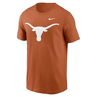 T-shirt Nike orange Texas Longhorns Primetime Evergreen pour homme avec logo