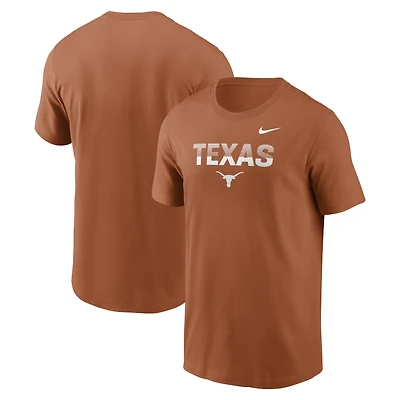 T-shirt Nike Texas Orange Longhorns Primetime Kinetic pour homme