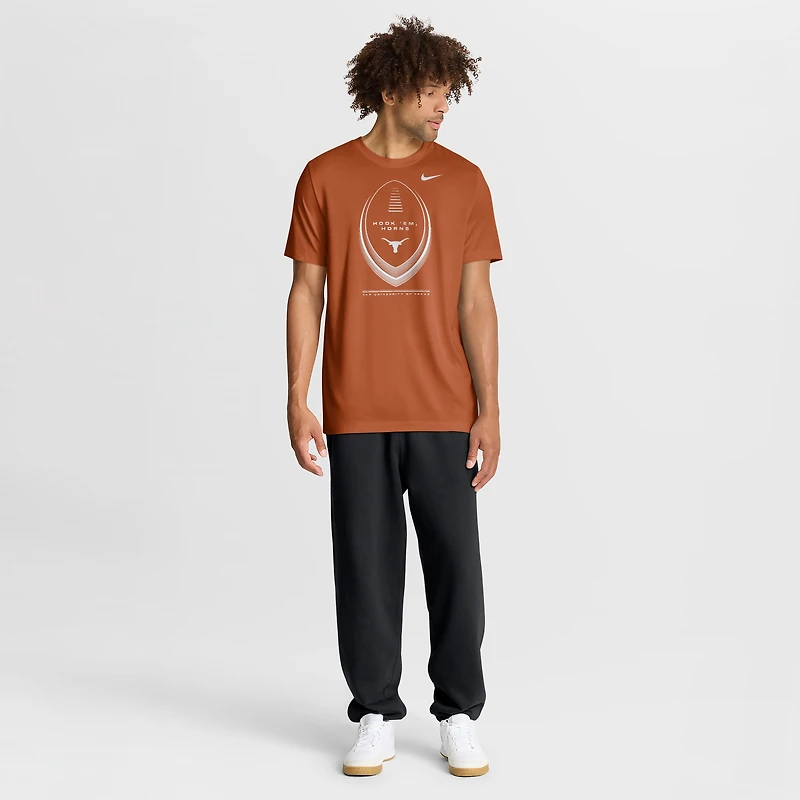 Men's Nike Texas Orange Longhorns Primetime Legend Football Icon Dri-FIT T-Shirt