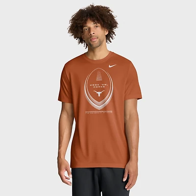 T-shirt Nike Texas Orange Longhorns Primetime Legend Football Icon Dri-FIT pour homme