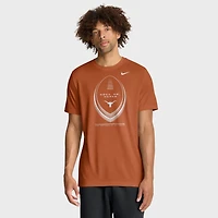 T-shirt Nike Texas Orange Longhorns Primetime Legend Football Icon Dri-FIT pour homme