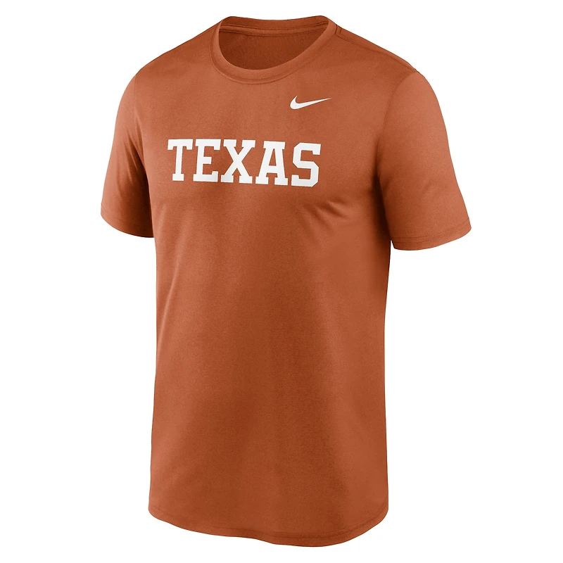 Men's Nike Texas Orange Longhorns Primetime Legend Wordmark T-Shirt