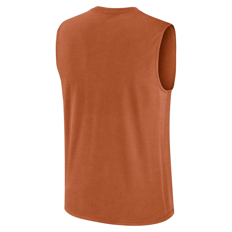 Men's Nike Texas Orange Longhorns Primetime Tricode Legend Performance Tank Top