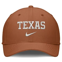 Men's Nike Texas Orange Longhorns Rise On-Field SwooshFlex Dri-FIT Flex Hat