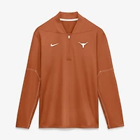 Men's Nike Texas Orange Longhorns Sideline Dri-FIT Long Sleeve Half-Zip Pullover