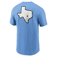 Men's Nike Valor Blue Texas Longhorns Record Shattered 2-Hit T-Shirt