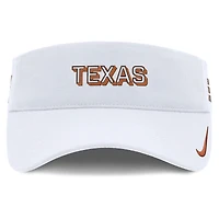 Visière ajustable Nike blanche Texas Longhorns 2025 pour homme
