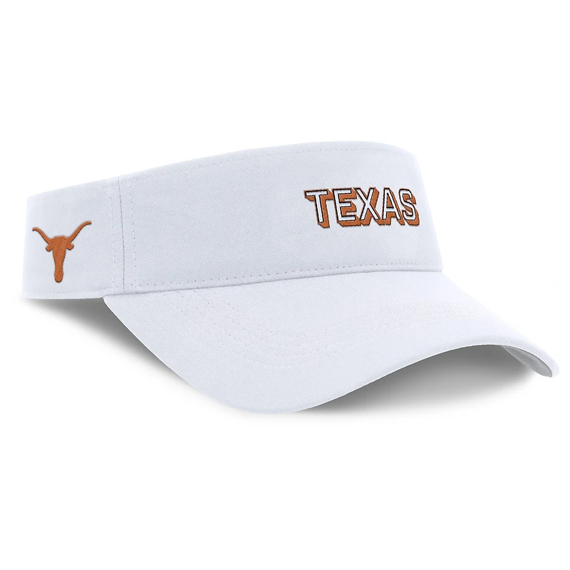 Visière ajustable Nike blanche Texas Longhorns 2025 pour homme