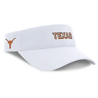 Visière ajustable Nike blanche Texas Longhorns 2025 pour homme