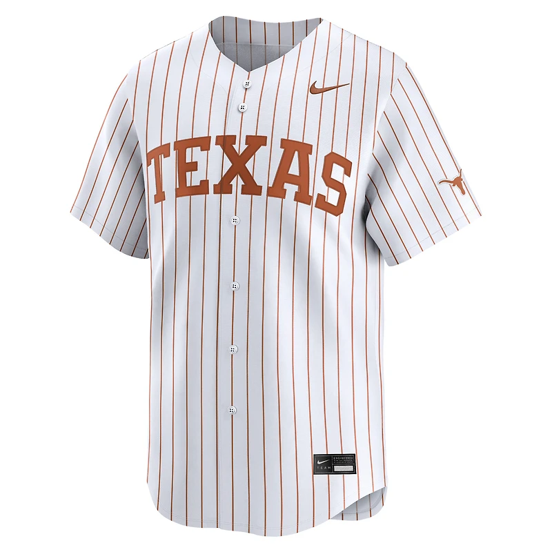 Men's Nike White Texas Longhorns College Baseball Limited Jersey
