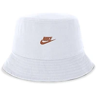 Chapeau bob Nike Texas Longhorns Legacy Apex pour homme, blanc